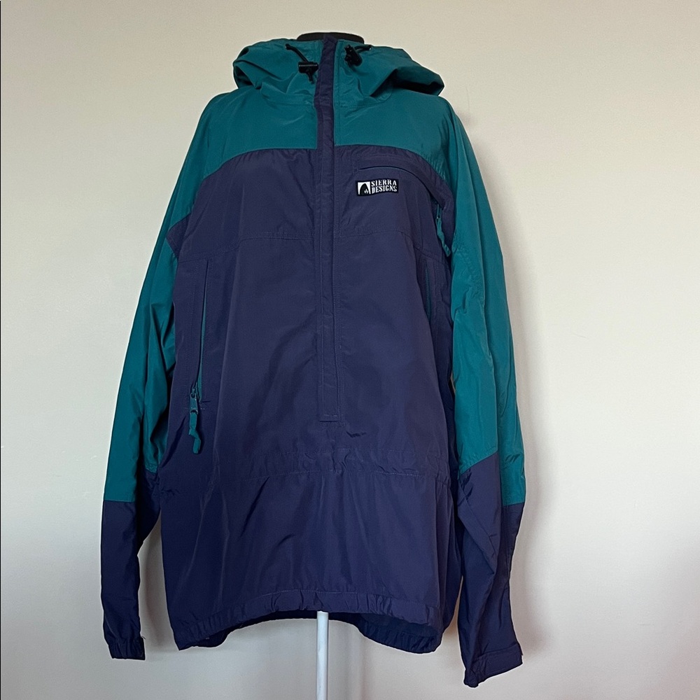 VTG 90s Sierra Designs pullover raincoat